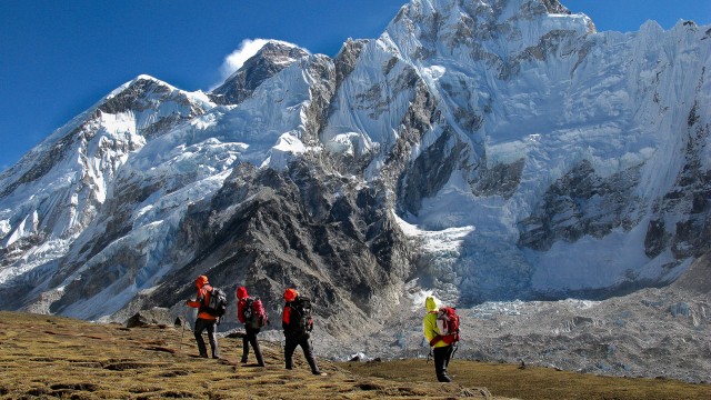 Aufstieg zum Kala Patthar beim Mount Everest Basislager