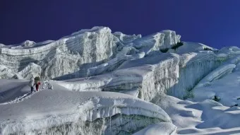 Amphu Laptsa Pass beim Mera Peak Trek in Nepal