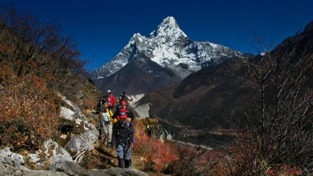 Gruppe am Gokyo Trek