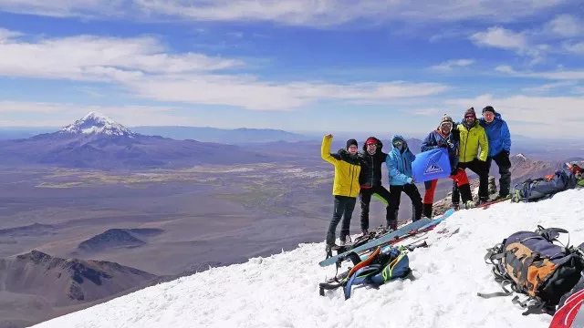 Skitour bolivien Parinacota